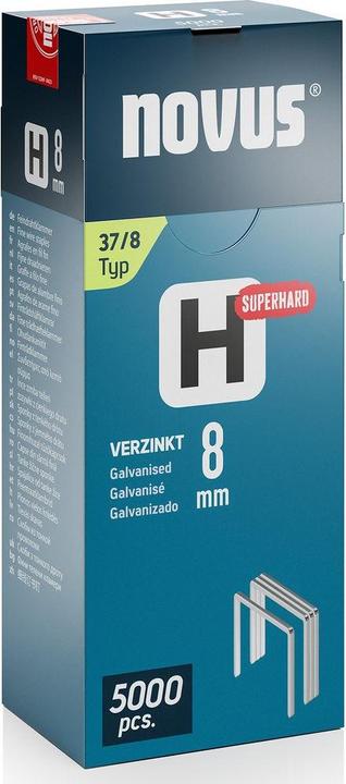 Immagine prodotto Novus Graffette a filo sottile H 37 8 mm Super Hard
