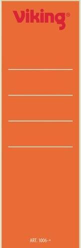 Actual product image Viking File spine labels red 10 pieces of paper