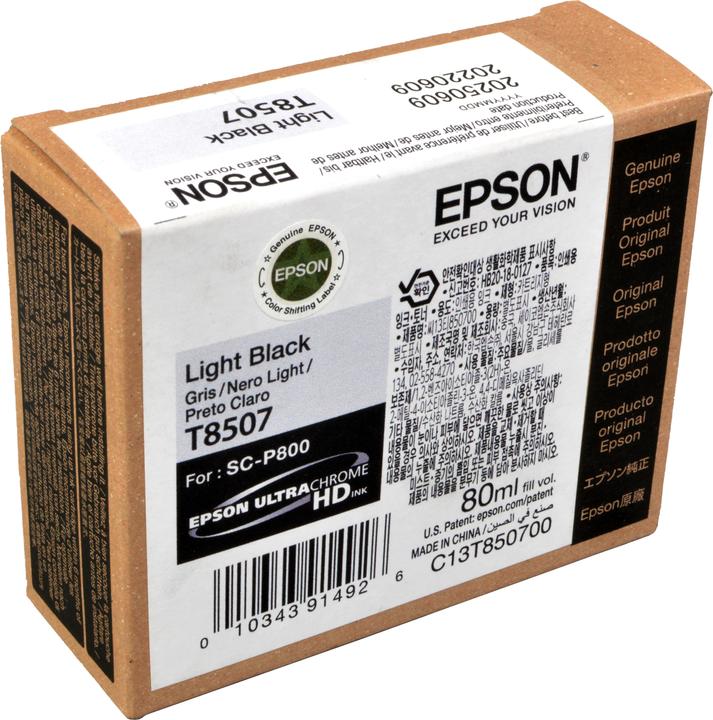 Actual product image Epson T8507 UltraChrome HD (LBC)