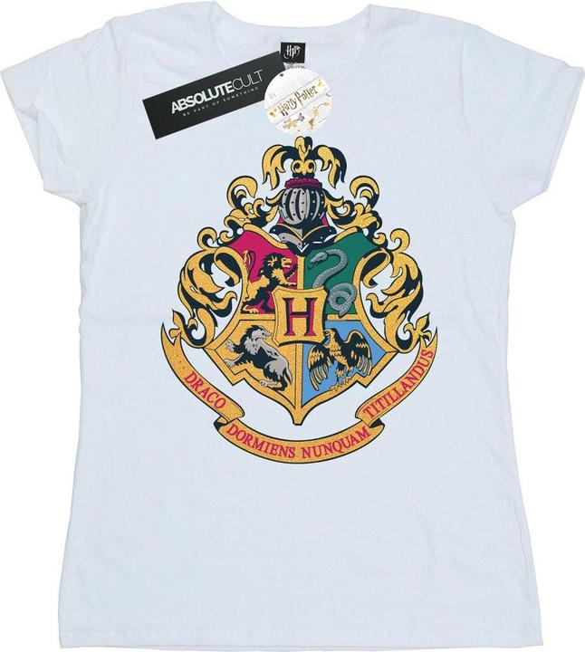 Image du produit - T-shirt HOGWARTS CREST GOLD INK - Femme (M)