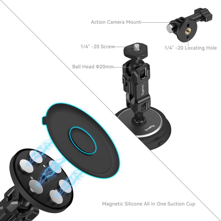 Actual product image SmallRig Magic Arm Magnetic Suction Cup (Various)