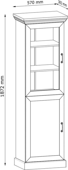 Produktbild Konsimo Arven (57 x 187 x 39 cm)