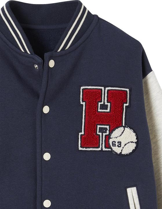Produktbild Vertbaudet Jungen College-Sweatjacke mit Aufnäher Oeko-Tex (104)