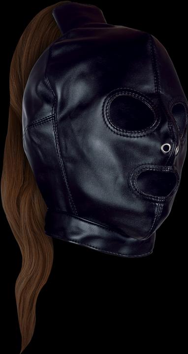 Productafbeelding Ouch! Masker met bruine paardenstaart