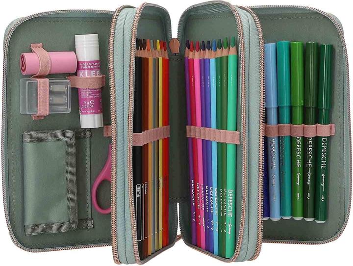 Image du produit Magni DEPESCHE Miss Melody Federtasche 3fach ROMANTIC FIELDS
