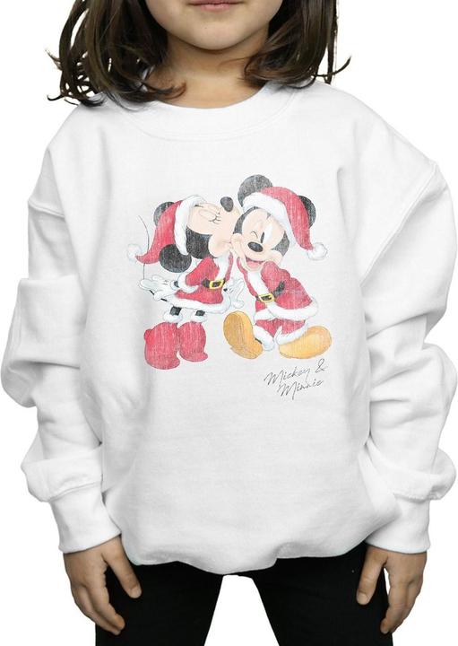 Image du produit Disney - Sweat MICKEY AND MINNIE CHRISTMAS KISS - Fille (152, 158)