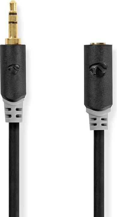 Actual product image Nedis 3.5 mm stereo audio cable with 3 jacks (2 m, 3.5mm jack (AUX))