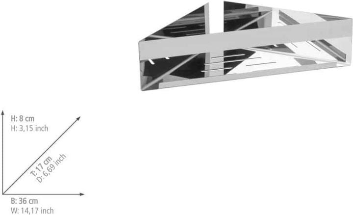 Actual product image Wenko Genova (36 x 17 x 8 cm)