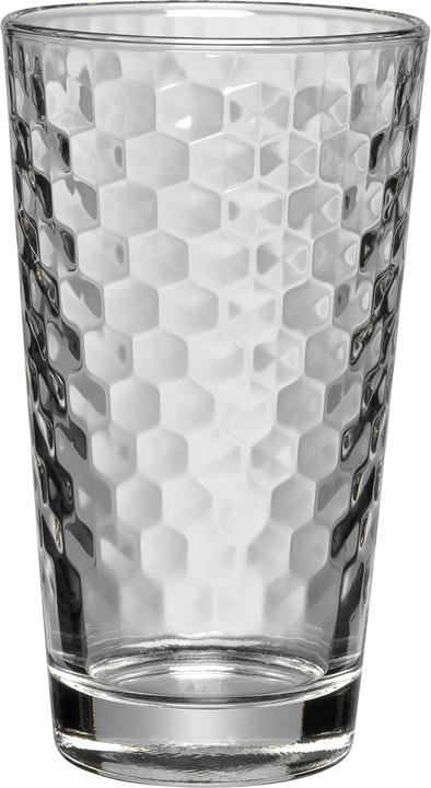Produktbild WMF Longdrinkgläser Set 4tlg 275ml Wabenmuster Kristallglas hitzebeständig (0.28 l, 4 x)