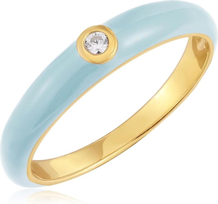 Image du produit Glanzstücke München Femmes argent sterling zirconium or jaune - 33858 (58, Argent 925)