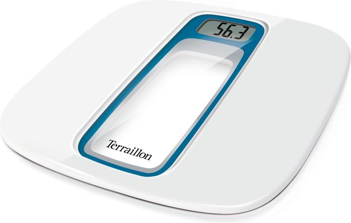 Terraillon 14119 Personenwaage Quadratisch, Elektronische Personenwaage (160 kg)