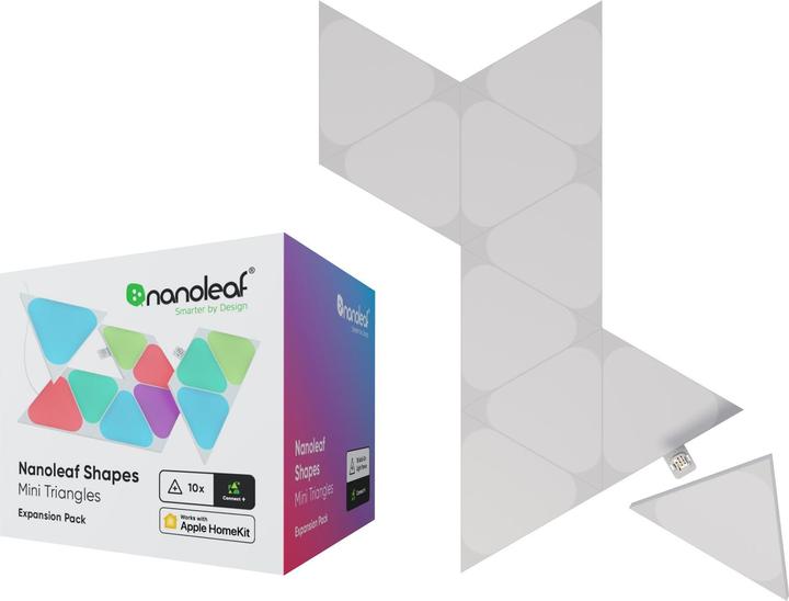 Actual product image Nanoleaf Shapes Mini Triangles Expansion Pack, 10 pcs. (200 lm)