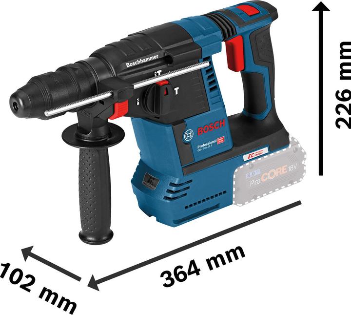 Immagine prodotto Bosch Professional Gbh 18v-26f (Batteria ricaricabile)