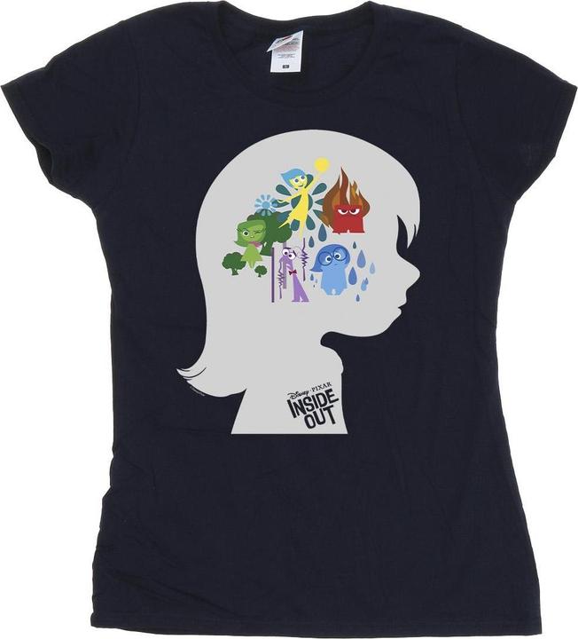 Image du produit Disney - T-shirt INSIDE OUT HEAD SILHOUETTE - Femme (M)