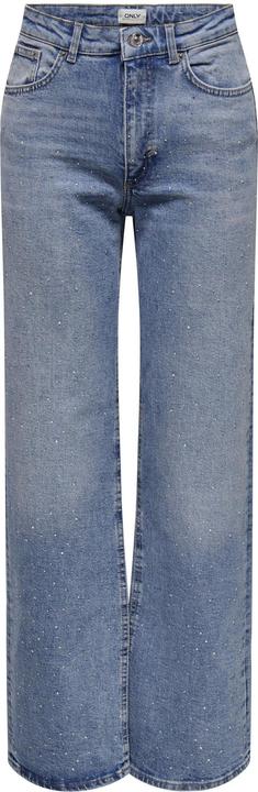 Only ONLJUICY Hohe Taille Weiter Beinschnitt Jeans Jeans mit weitem Bein (W28/L32)
