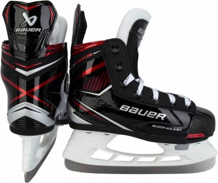 Bauer Lil' Rookie YTH verstellbare Hockey-Skates (YTH 11 – JR 1) (29.5, 30.5, 31.5, 32.5, 33.5)