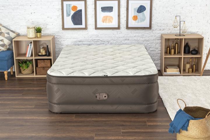Actual product image Bestway Fortech Duvet Top Airbed Queen Built-in (152 x 203 cm)