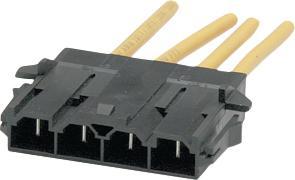 Produktbild Molex Gehäuse, Stecker, Pole - 4, Reihen - 1