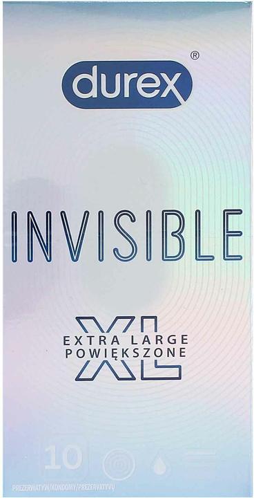 Produktbild Durex Invisible Extra Large Condoms Enlarged 10Pcs (10 Stk.)