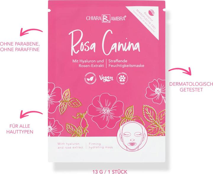 Produktbild Chiara Ambra Tuchmaske Rosa Canina (20 ml)