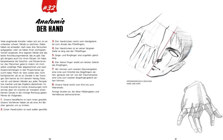 Actual product image 100 geniale Manga-Zeichentricks (German, Harutyun Harutyunyan, 2022)