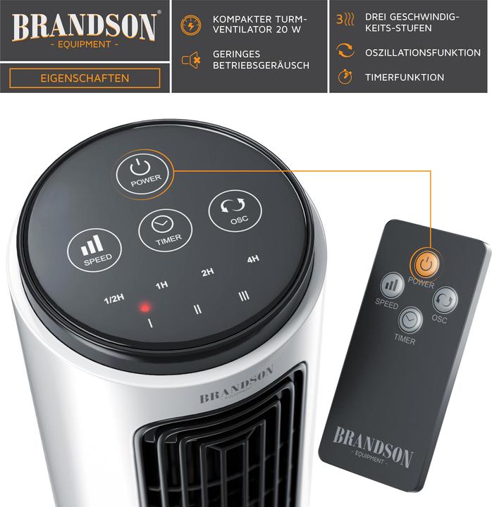 Produktbild Brandson Turmventilator (48 dB)