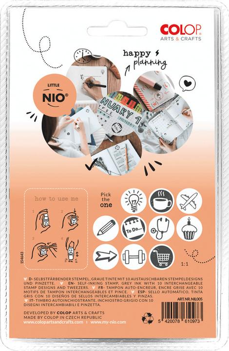 Produktbild Colop Stempel Little NIO Set Bullet Journal