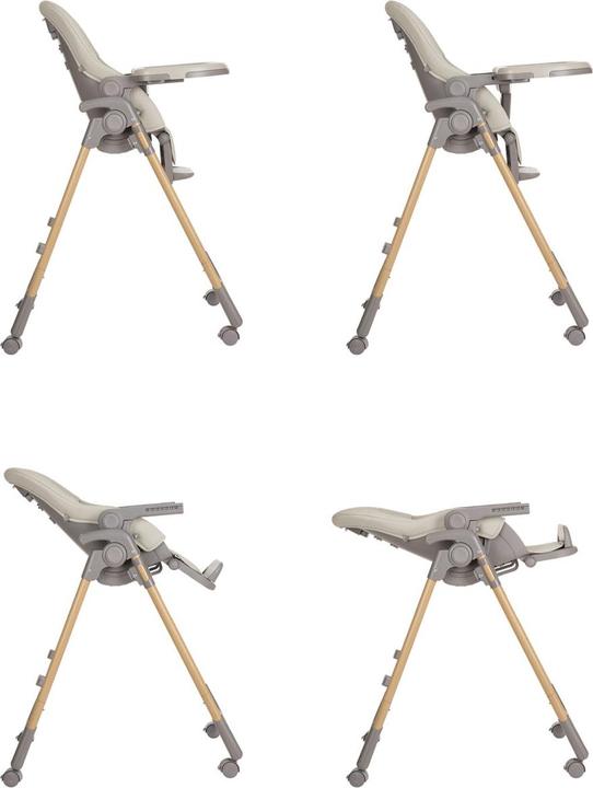 Produktbild Kikkaboo Kinderhochstuhl Olive Räder (Hochstuhl)