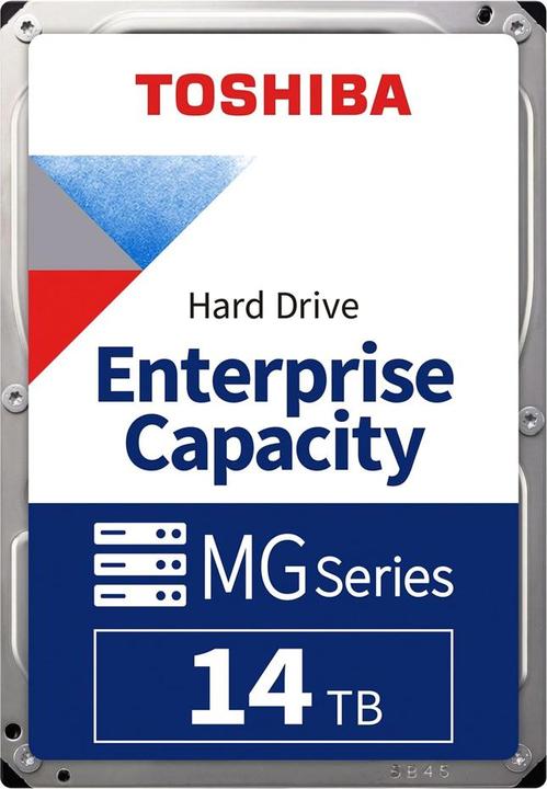 Produktbild Toshiba MG09, 3.5", 14 TB, 7200 RPM (14 TB, 3.5", CMR)