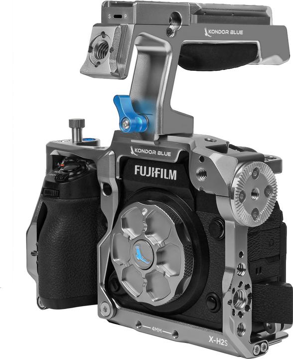 Kondor Blue Fujifilm XH2S Cage with Top Handle (Space Gray)