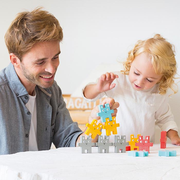 Actual product image Goula Stacking game (German)