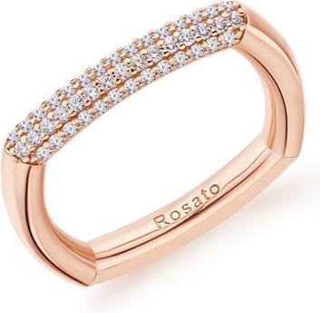 Produktbild Rosato Stylish bronze ring with zircons Bianca RZBI32 - Circuit: 58 mm (58)