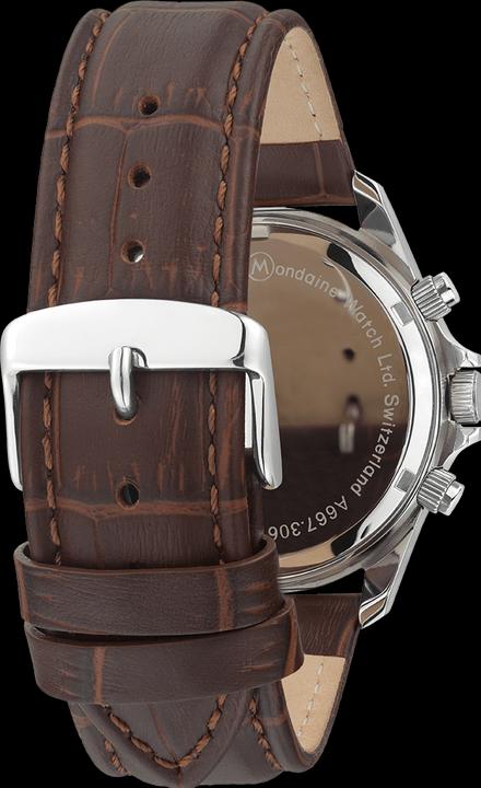Produktbild M Watch Mondaine Drive - WBD.16420.LG (Chronograph, Swiss Made, 42 mm)