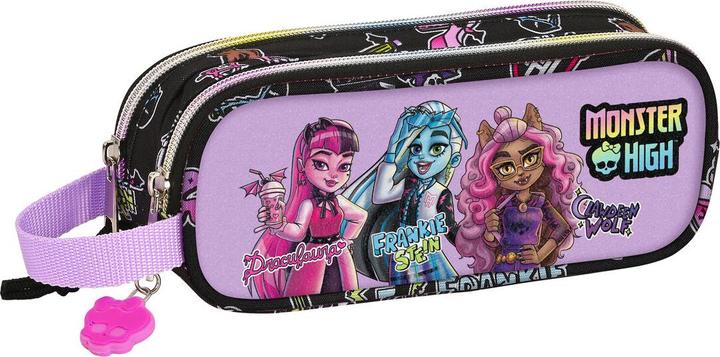 Actual product image Monster High Dual multi-purpose pouch Creep Black 21 x 8 x 6 cm