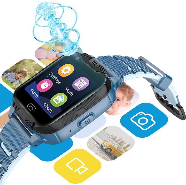 Image du produit Maxlife smartwatch 4G MXKW-350 bleu GPS WiFi (14 mm)