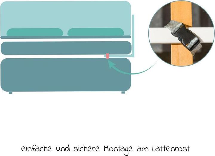 Produktbild Fillikid Bettschutzgitter Holz Lilly