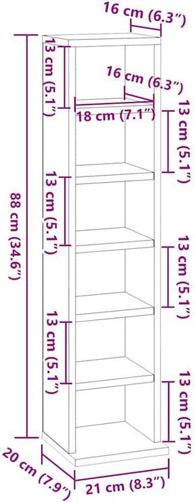 Immagine prodotto VidaXL CD-Schrank