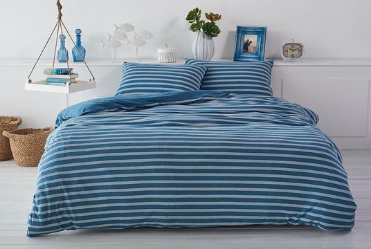 Immagine prodotto Living Home Maglia melange double face (Set di biancheria da letto, 140 x 200 cm, 70 x 90 cm)