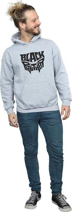 Immagine prodotto Felpa con cappuccio con scritta Black Panther Uomo (M)