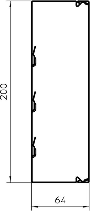 Productafbeelding OBO Bettermann Kabelgoot (Kabelopening, 200 cm)