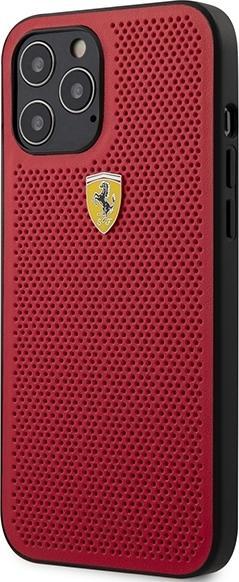 Image du produit Ferrari FESPEHCP12LRE iPhone 12 Pro Max 6,7" czerwony/red hardcase On Track Perforated (Apple iPhone 12 Pro Max)