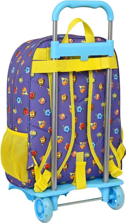 Produktbild Superthings Schulrucksack mit Rädern Guardians of Kazoom Lila Gelb (32 x 42 x 14 cm) (14 l)