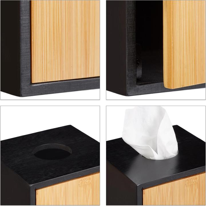 Actual product image Relaxdays cosmetic tissue box