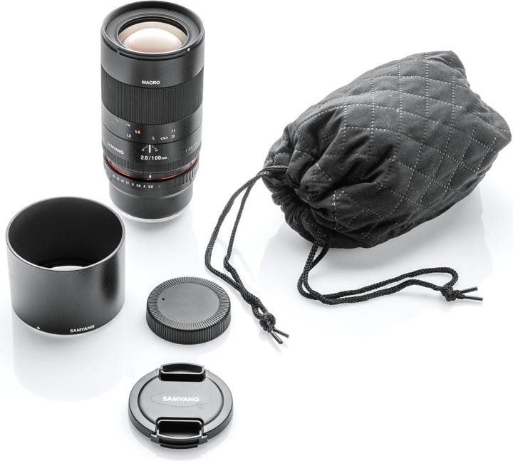 Immagine prodotto Samyang 100mm f/2.8 ED UMC Macro - Fujifilm XF (Fujifilm X, Full-frame)