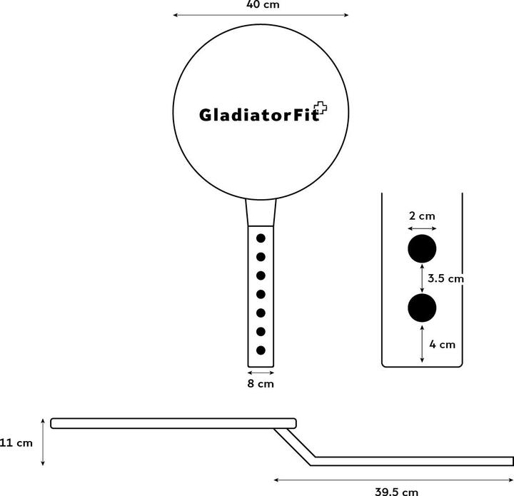 Produktbild Gladiatorfit Ziel Wall-Ball (8 kg)