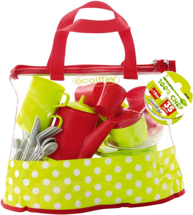 Actual product image Ecoiffier Bag with crockery set