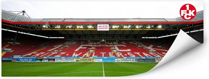 Image du produit 1.FC Kaiserslautern 1. FC Kaiserslautern Stade Tribune (80 x 30 cm, 120 x 50 cm, 100 x 40 cm)