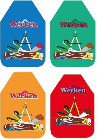 Produktbild Magni Papiererzeugnisse Uhlig 826 Werkenschürze farblich sortiert, Malschürze, Werkschürze, Bastelschürze