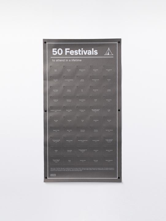 Interactive 50 Festivals (35 x 64 cm)