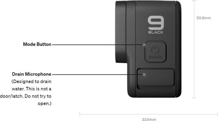 Produktbild GoPro HERO9 Black (24p, Bluetooth, WLAN)